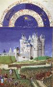 unknow artist Brothers Van Limburg September, page from the Tres riched heures du duc the Berry oil painting